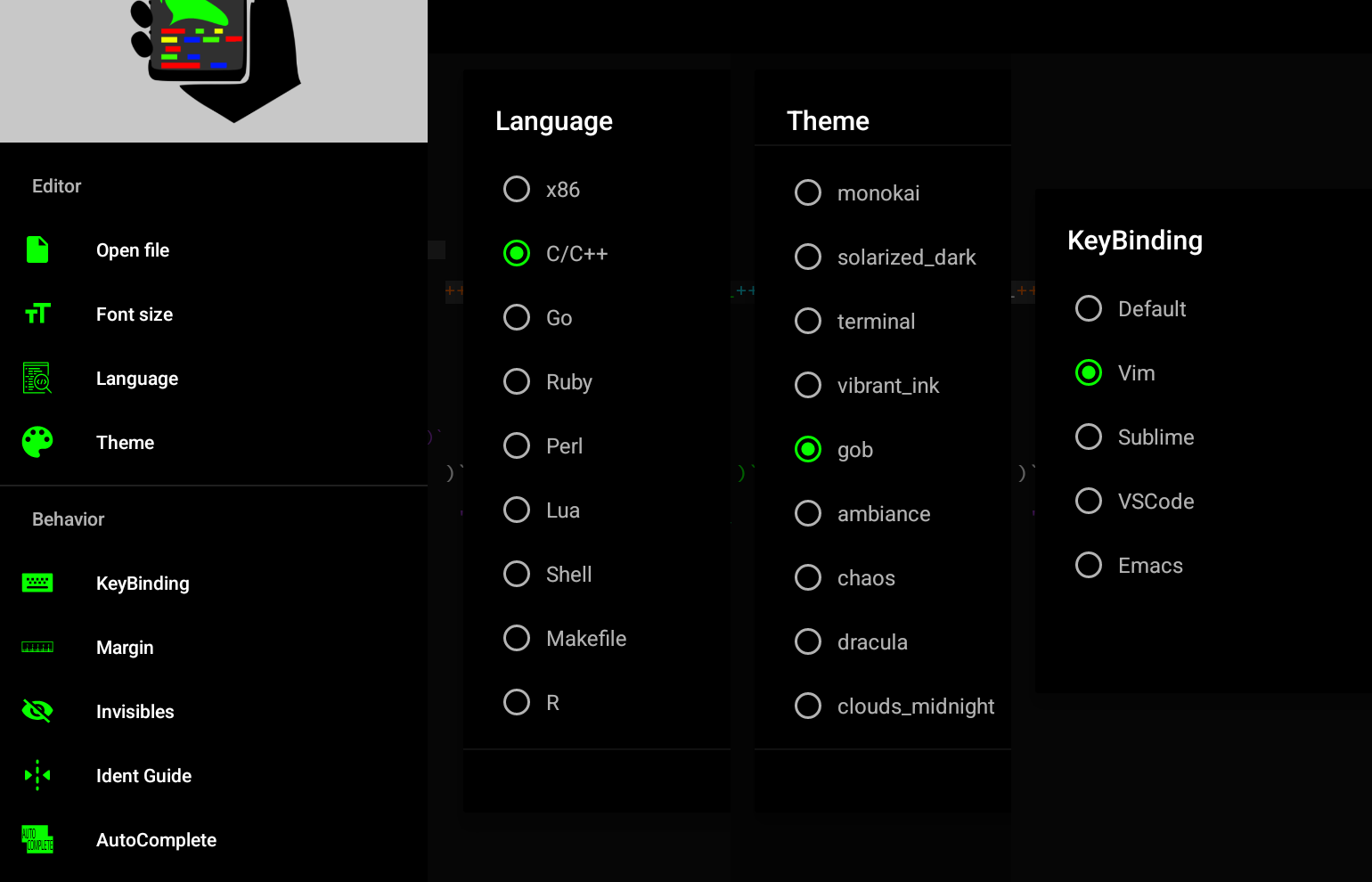 CodeHACK IDE Features