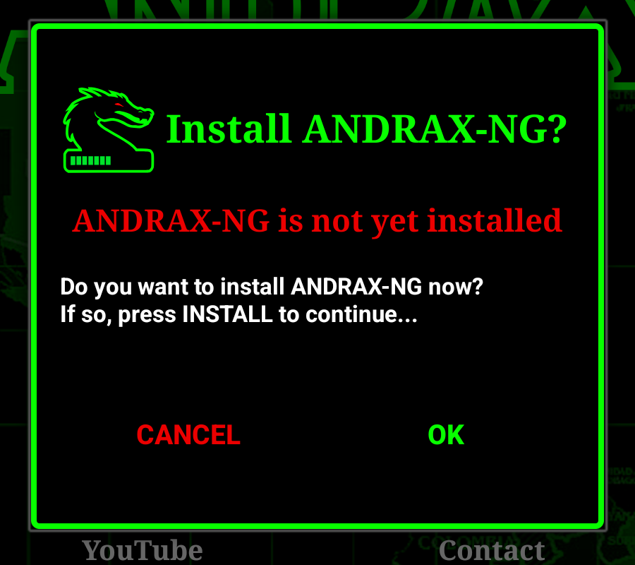 ANDRAX-NG Android Not installed