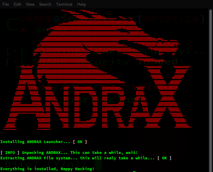 ANDRAX-NG Desktop install